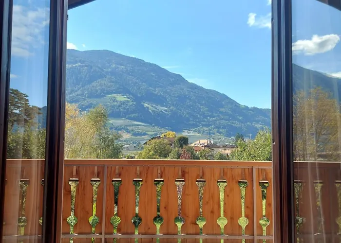 Bergblick Auf Bio-hof *