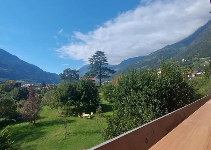 Bergblick Auf Bio-hof *