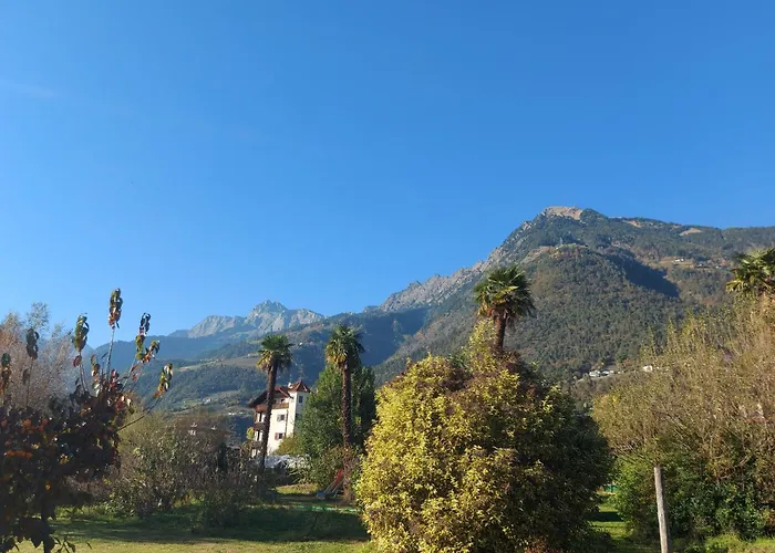 Bergblick Auf Bio-hof *