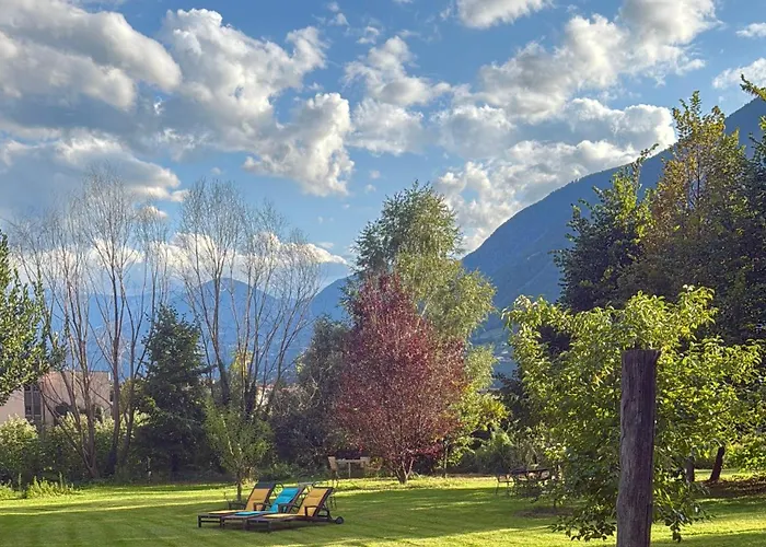 Bergblick Auf Bio-hof * Merano